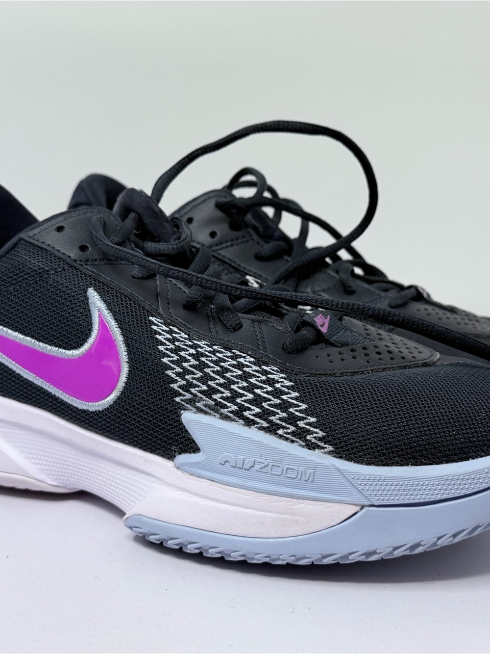 Nike Women’s Athletic Running Shoe - Black with Purple Accent